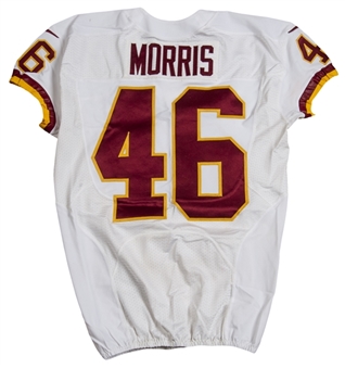 2015 Alfred Morris Game Used Photo Matched Washington Redskins Road Jersey at New York Giants on 9/24/15  (Redskins/MeiGray)